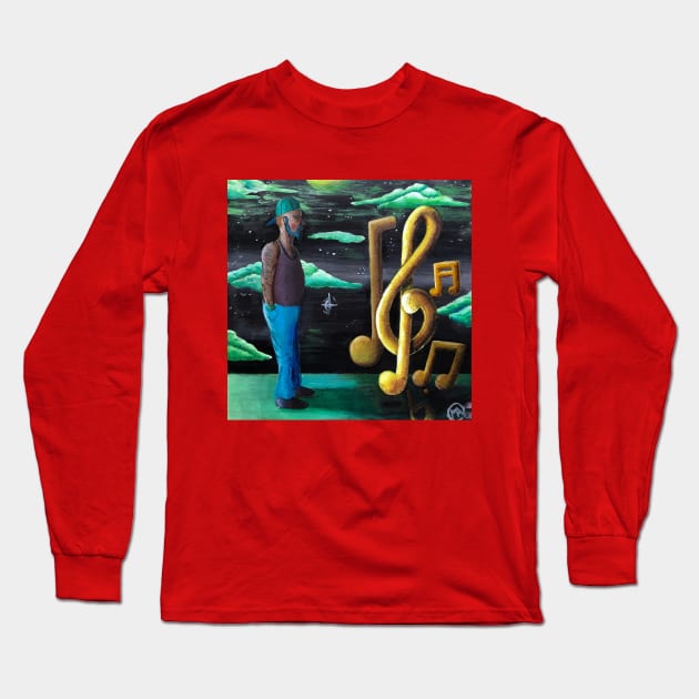 Facing the Music Long Sleeve T-Shirt by ManolitoAguirre1990